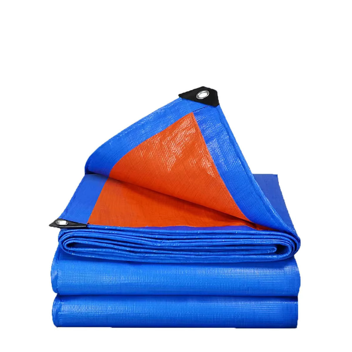 Blaue Rechteck-Plane für Outdoor-Bereiche als UV-Schutz und Regenschutz für Camping, Terrasse oder Baldachin, B/T: 2 x 3 m - Bild 6