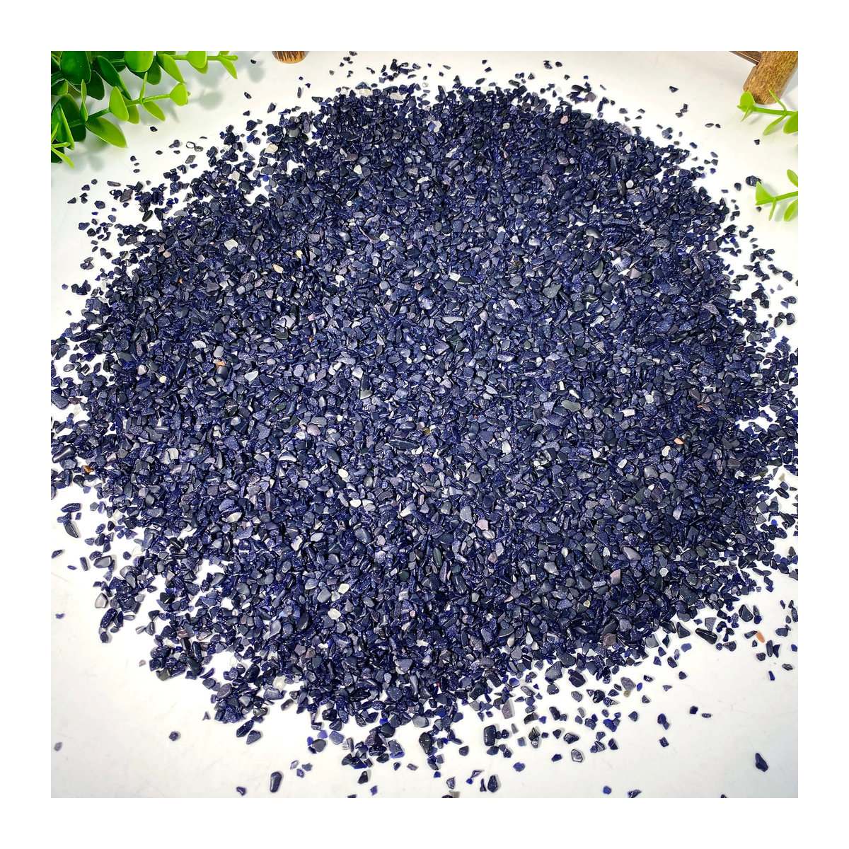 Blaue Sandstein-Chips aus natürlichem Kristall als Dekoration, 1–5 mm, 50 g - Bild 5