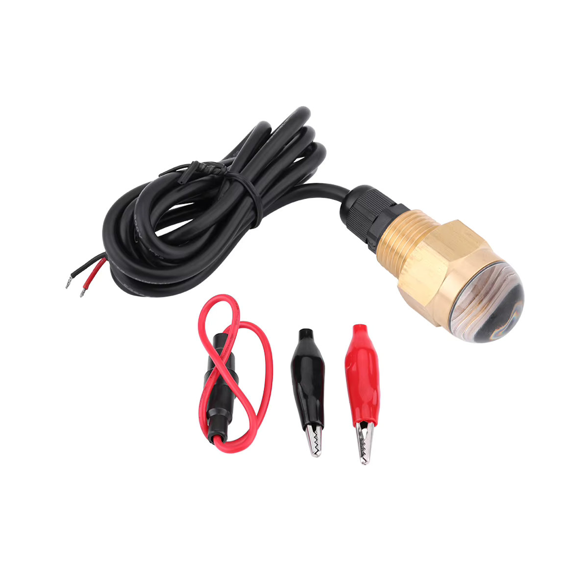Blaues LED Unterwasserlicht für Marine und Boot mit 12V und 1/2 Zoll NPT Messing-Ablassschraube - Bild 3