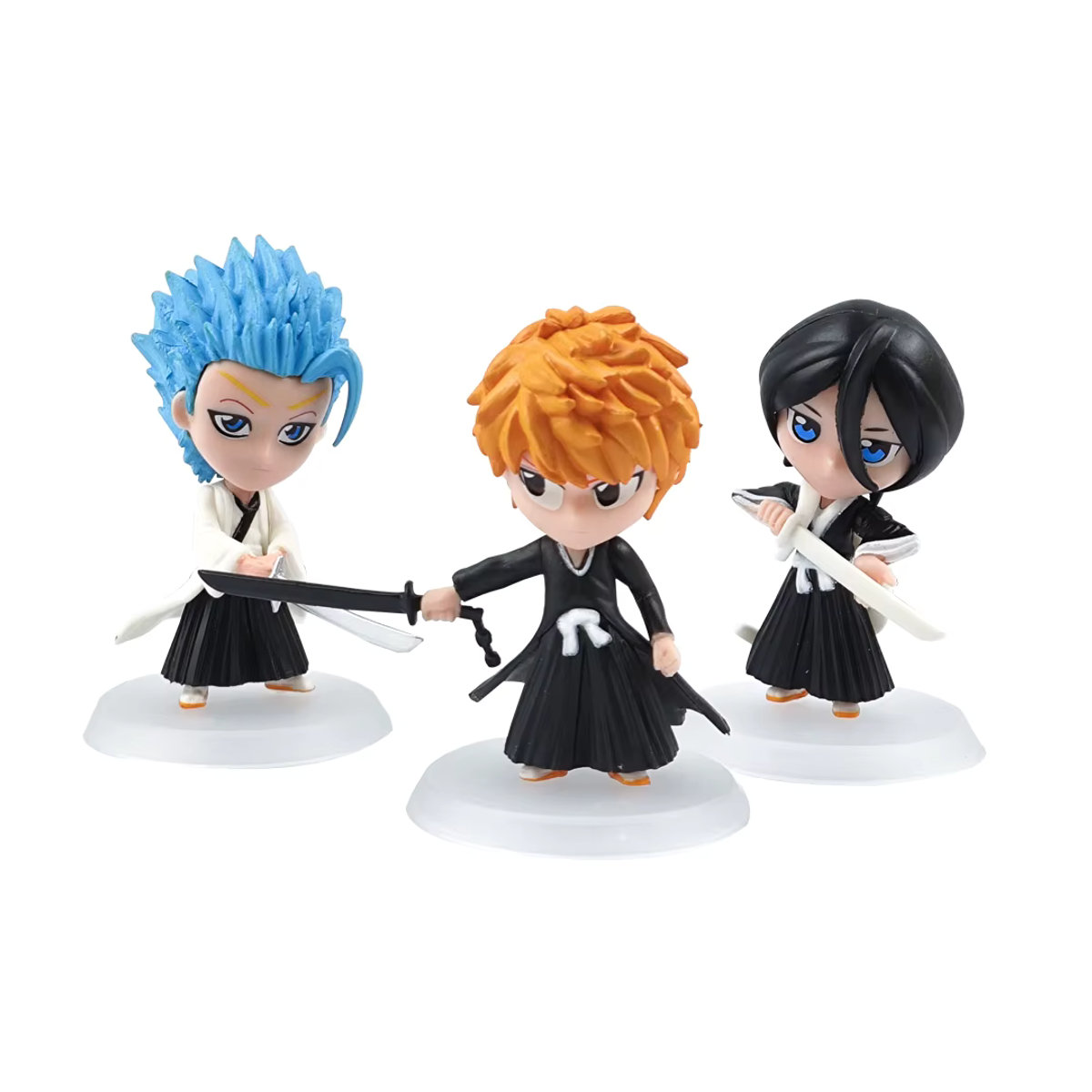 Bleach Anime Actionfigur Ichigo aus Kunststoff in Schwarz und Mehrfarbig als Schreibtisch Dekoration - Bild 4