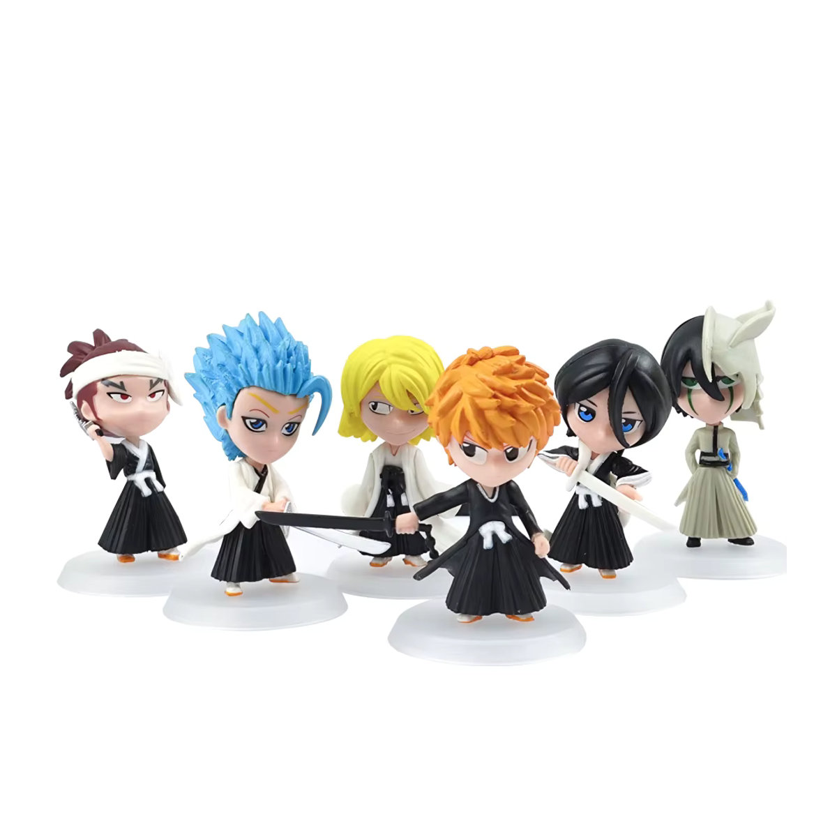 Bleach Anime Actionfigur Ichigo aus Kunststoff in Schwarz und Mehrfarbig als Schreibtisch Dekoration - Bild 5