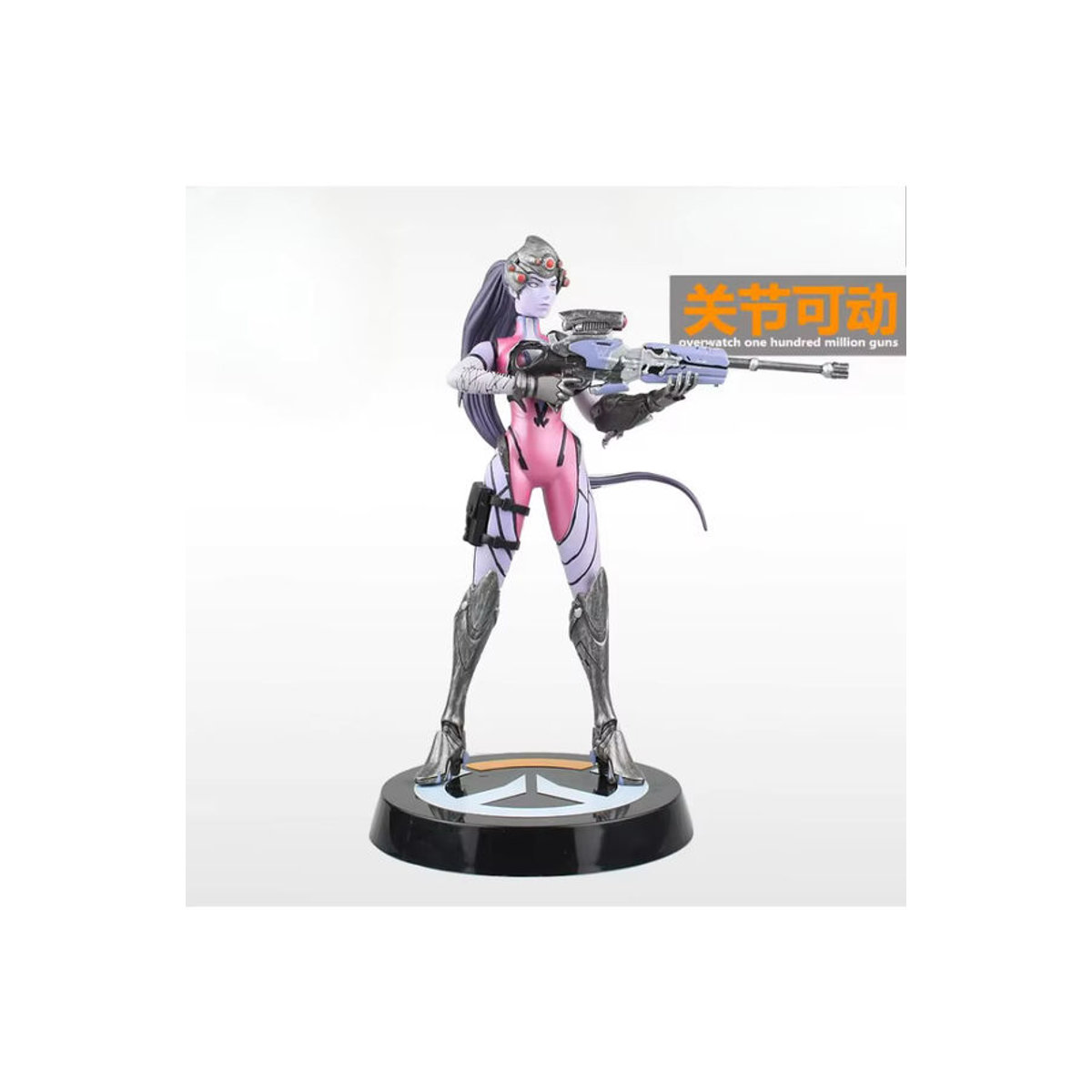 Blizzard Overwatch De Pioneer Black Lily Actionfigur als verstellbares Displaymodell in Schwarz und Mehrfarbig aus Kunststoff - Bild 4