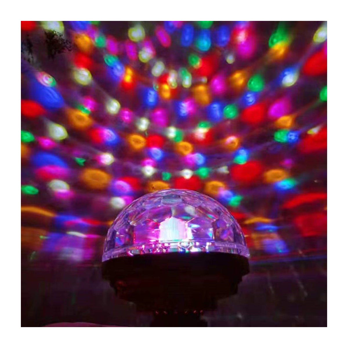 BLKJ RGB LED Projektor Lampe mit E27 Sockel für Party und Disco in Bunt - Bild 4