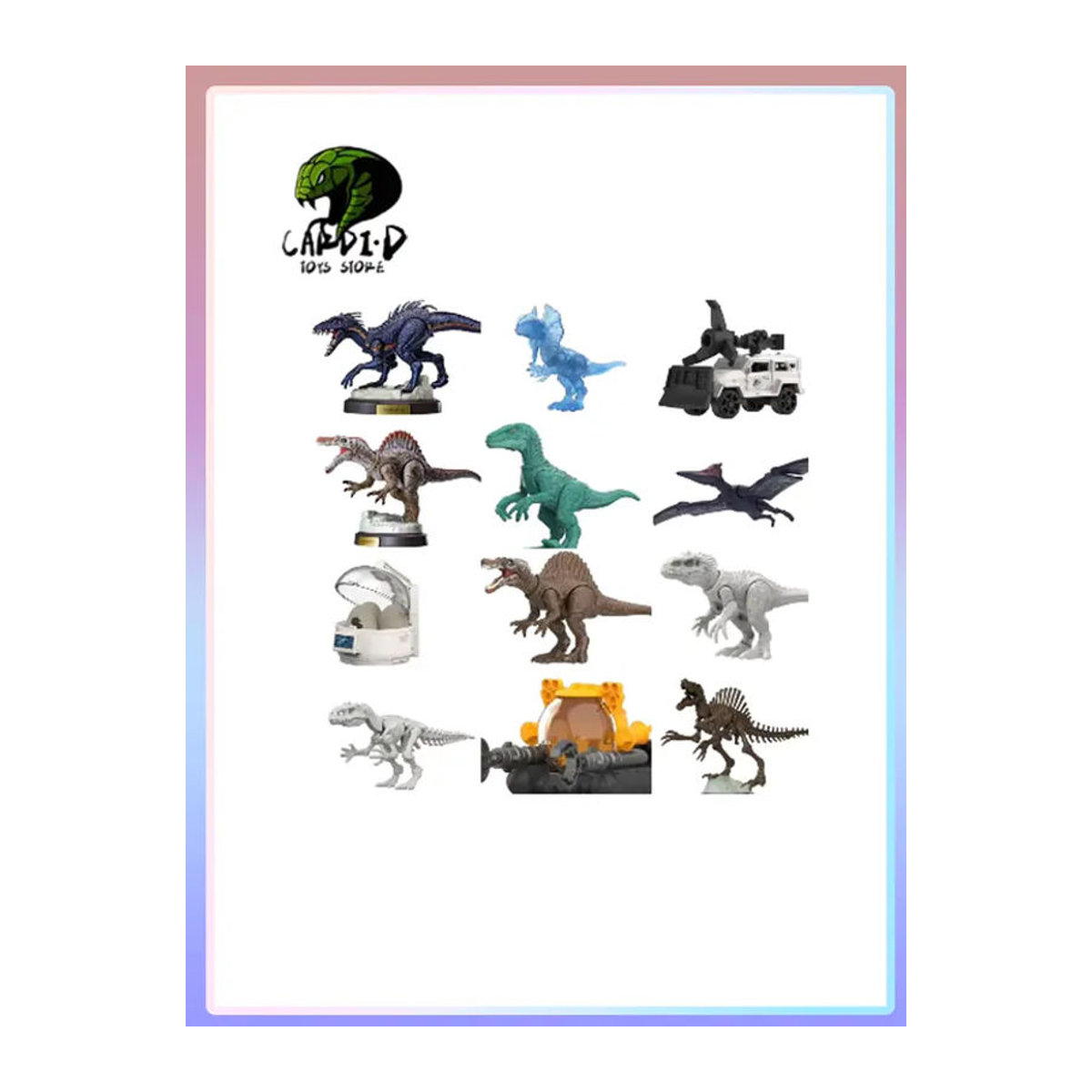 Blokees Jurassic Dinosaurier Blindbox Vol.3 Montierbares Spielzeug und Anime-Figuren aus Kunststoff in Mehrfarbig - Bild 4