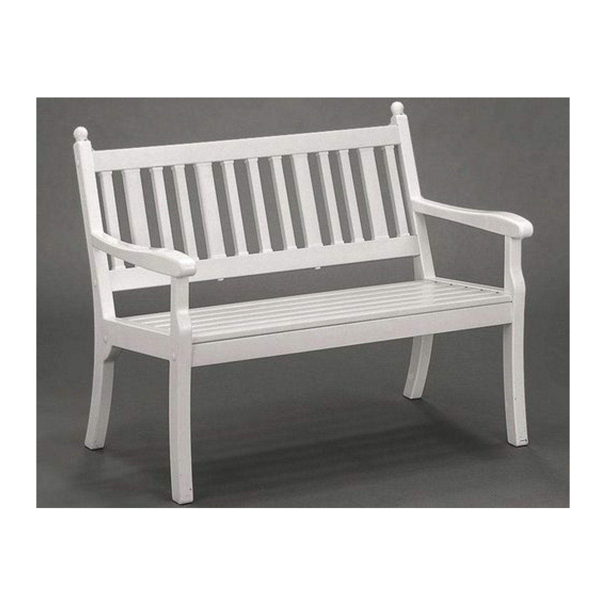 Blome Gartenbank Hohenzollern 3-Sitzer Kunststoff Weiß B/H/T: 160 x 88 x 69 cm - Bild 2