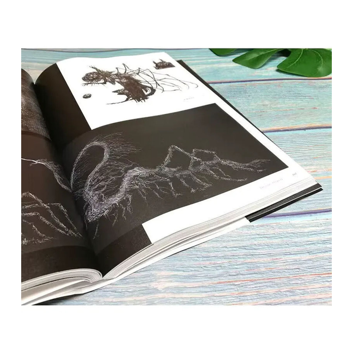 Bloodborne Curse Peripheral Art Collection Kunstbuch in Schwarz - Bild 3
