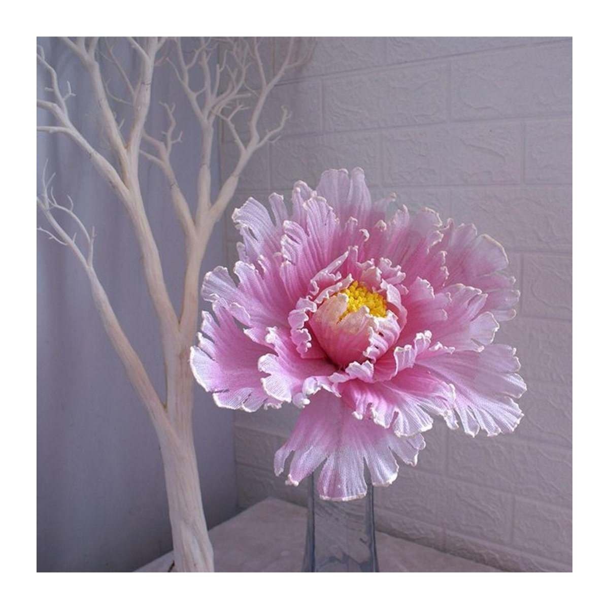 Bloom Habitat Künstliche Pfingstrose in Hellrosa, 40 cm Höhe - Bild 1