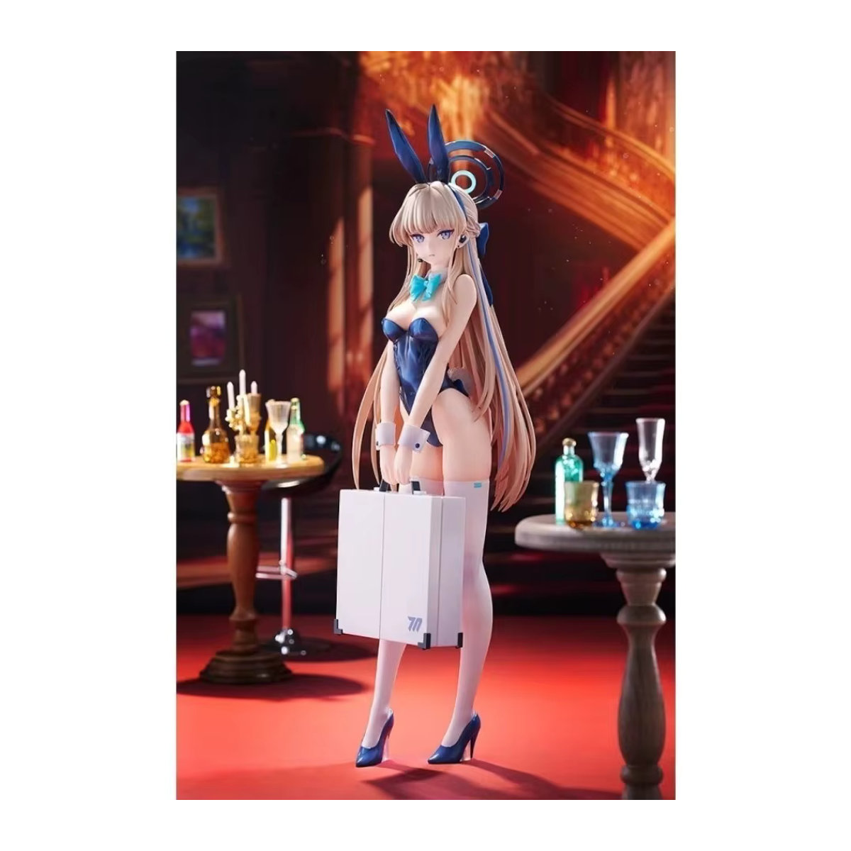 Blue Archive Asuma Toki Anime-Figur Bunny-Girl als Sammlerfigur aus Kunststoff in Blau - Bild 6
