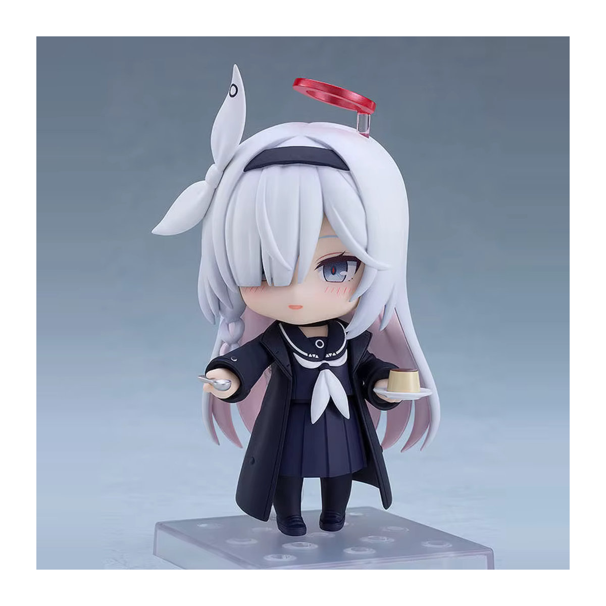 Blue Archive GSC Clay Man A.R.O.N.A Prana Q Version Action Figure in Weiß - Bild 3