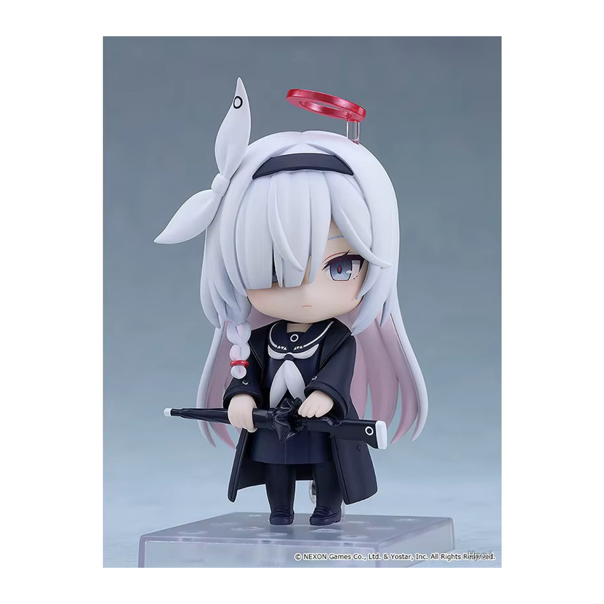 Blue Archive GSC Clay Man A.R.O.N.A Prana Q Version Action Figure in Weiß - Bild 5