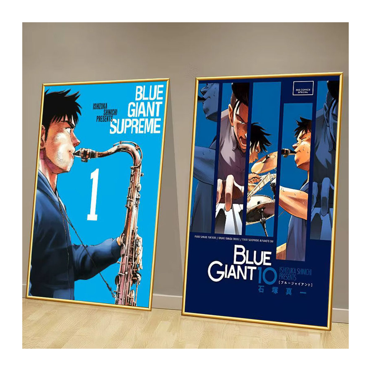 Blue Giant Anime-Poster von moetch, mehrfarbiges Kunstwerk aus Papier in Hochformat zur Raumdekoration - Bild 2