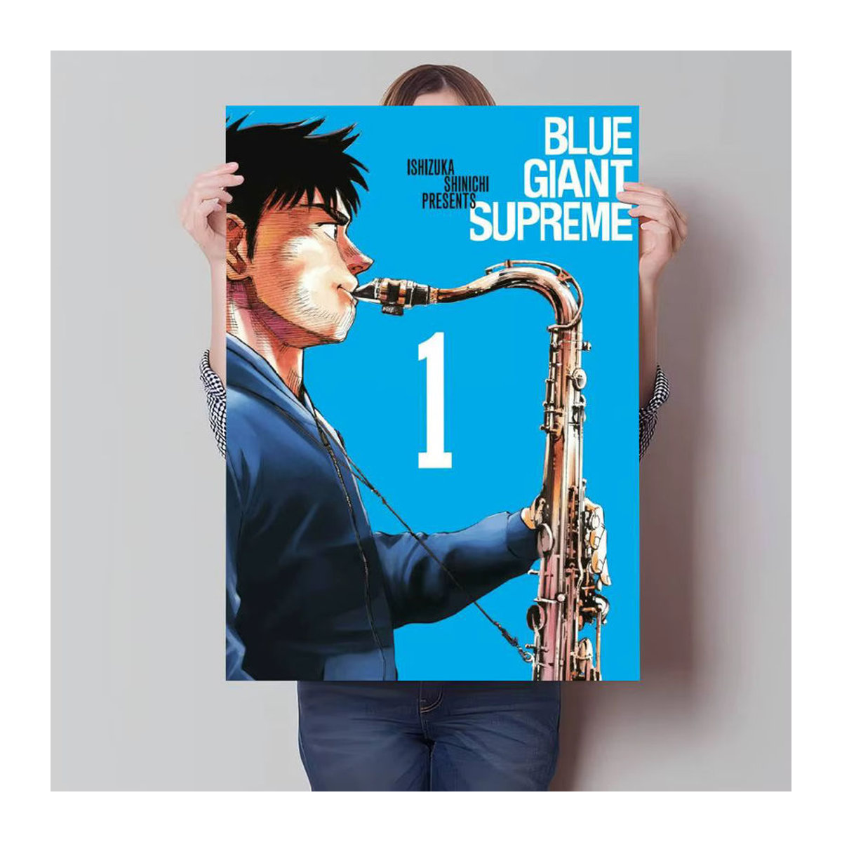Blue Giant Anime-Poster von moetch, mehrfarbiges Kunstwerk aus Papier in Hochformat zur Raumdekoration - Bild 3