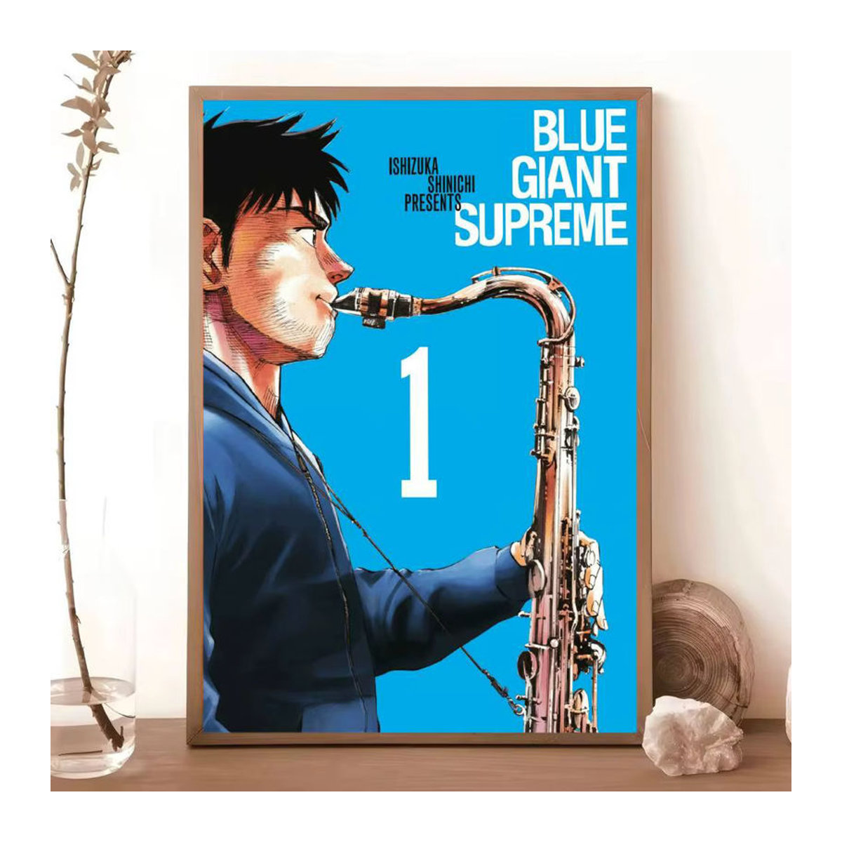 Blue Giant Anime-Poster von moetch, mehrfarbiges Kunstwerk aus Papier in Hochformat zur Raumdekoration - Bild 5