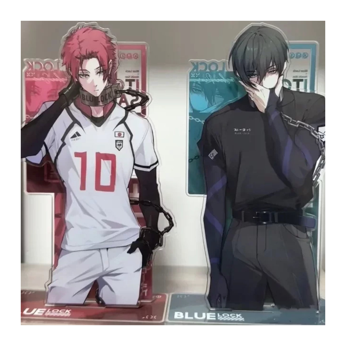 Blue Lock Acryl Standfigur Rin Itoshi und Itoshi Sae Anime Figur von Bandai mehrfarbig - Bild 1