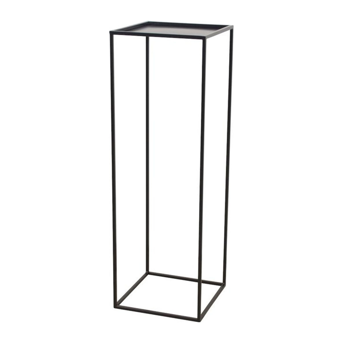 Blumenständer Deinhard modern aus Metall in Schwarz freistehend - Bild 1