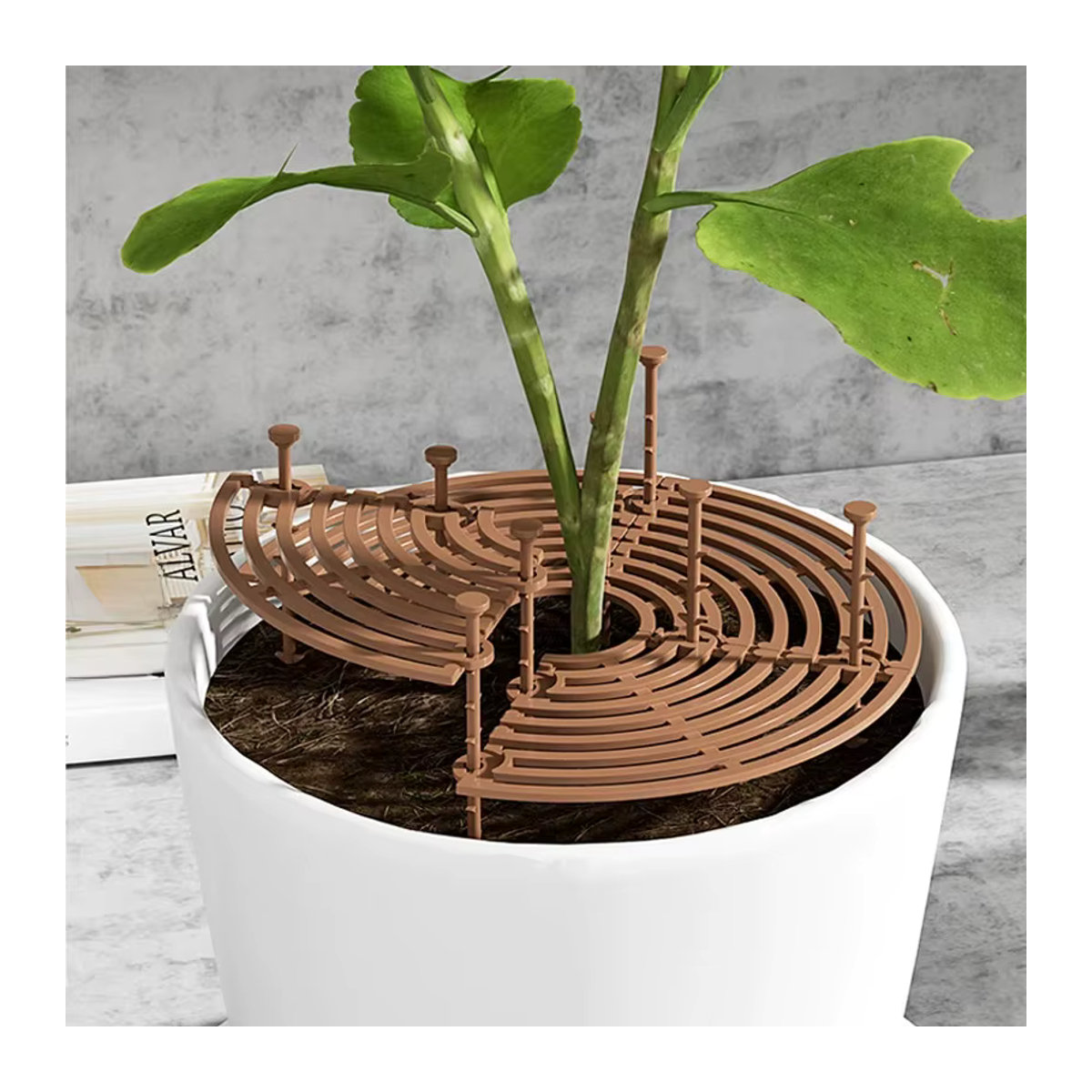 Blumentopf Bodenschutz Gitter mit Nägeln als Pflanzenschutz und Abdeckung für Garten und Haushalt - Bild 5
