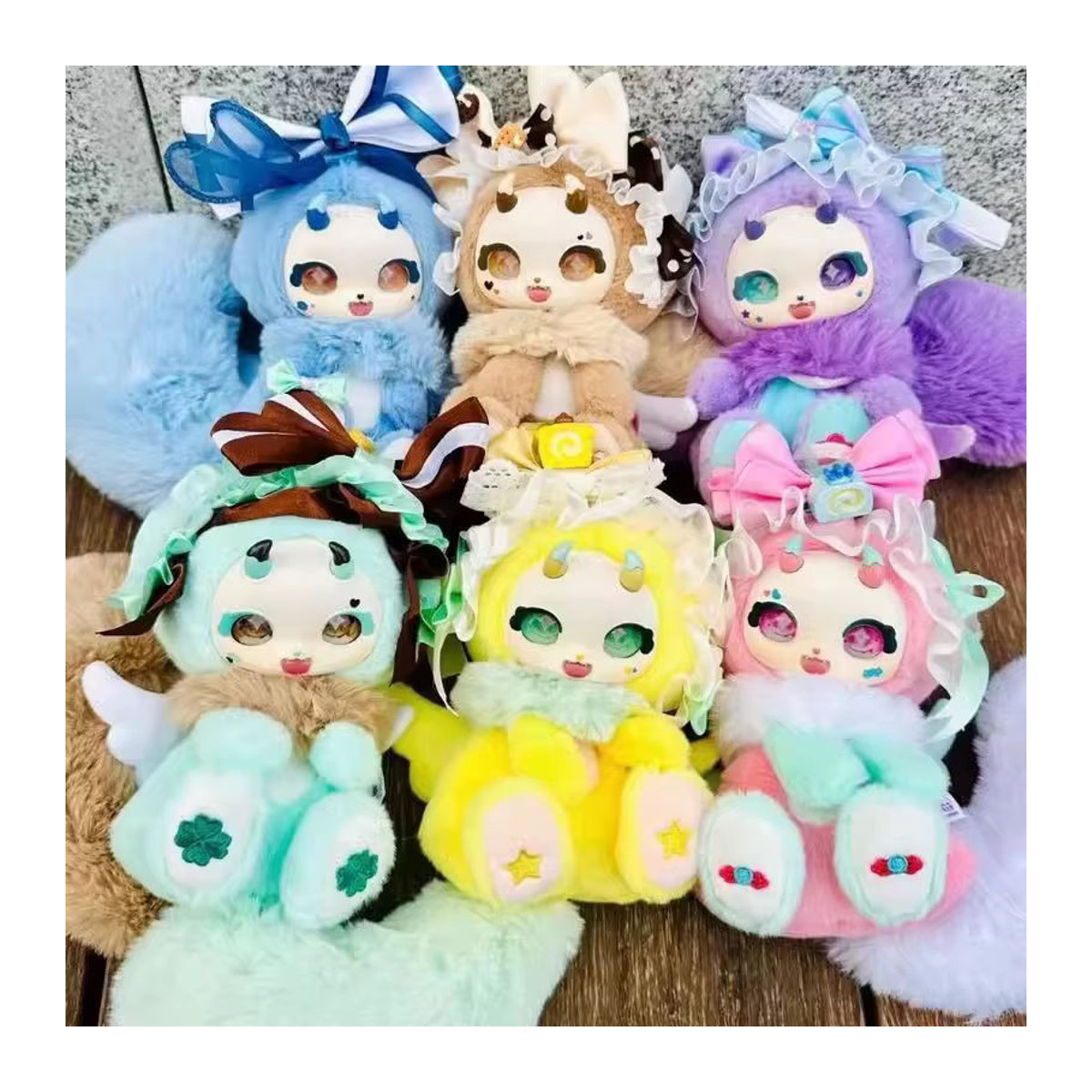 Boboco Sweetheart Party Serie Blind Box Anime Figur mehrfarbig als Dekoration und Sammlerstück - Bild 1