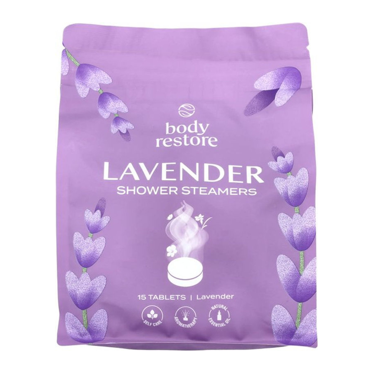Body Restore Dusch-Steamer Lavendel mit 15 Tabletten in Lila - Bild 1