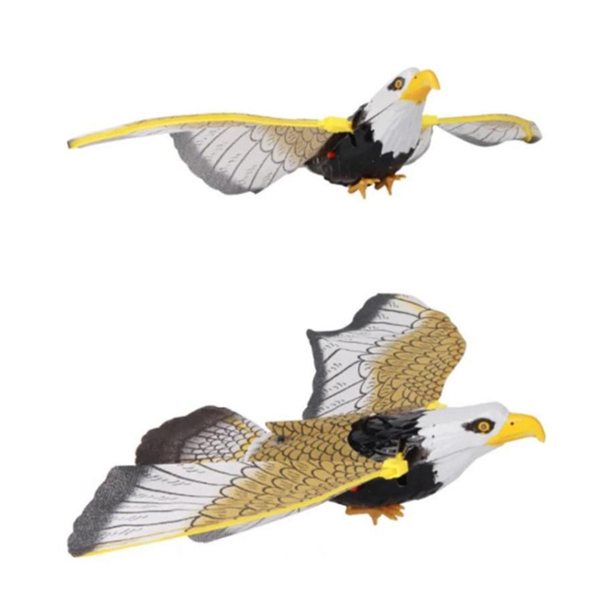 Boges Leuchtender Vogelabwehr-Hängeradler mit Musik als fliegender Vogelschreck und Gartendekoration - Bild 2