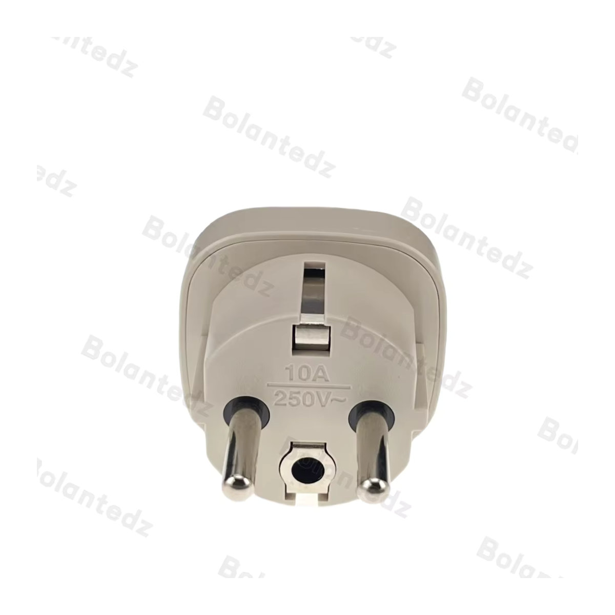 Bolantedz Stromadapter Typ-I und Typ-A auf Typ-F Schuko für Australien, China, Frankreich, Korea und Russland, Farbe: Beige - Bild 3
