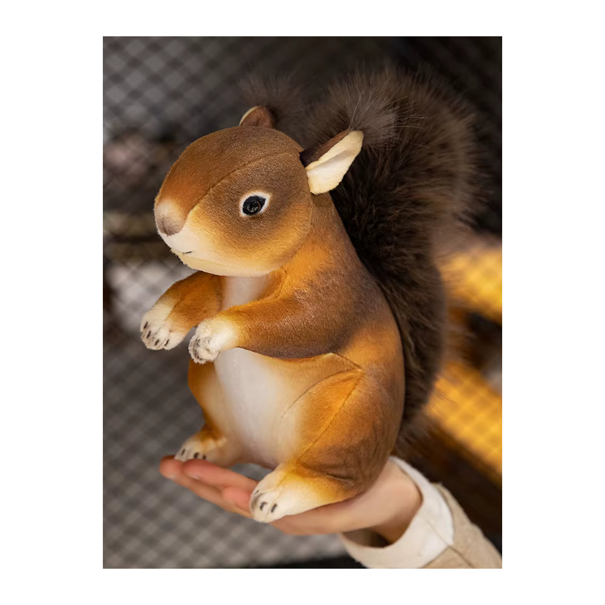 BOOKFONG Eichhörnchen-Plüschtier in Orange und Braun, 20 cm Stofftier für Kinder - Bild 7