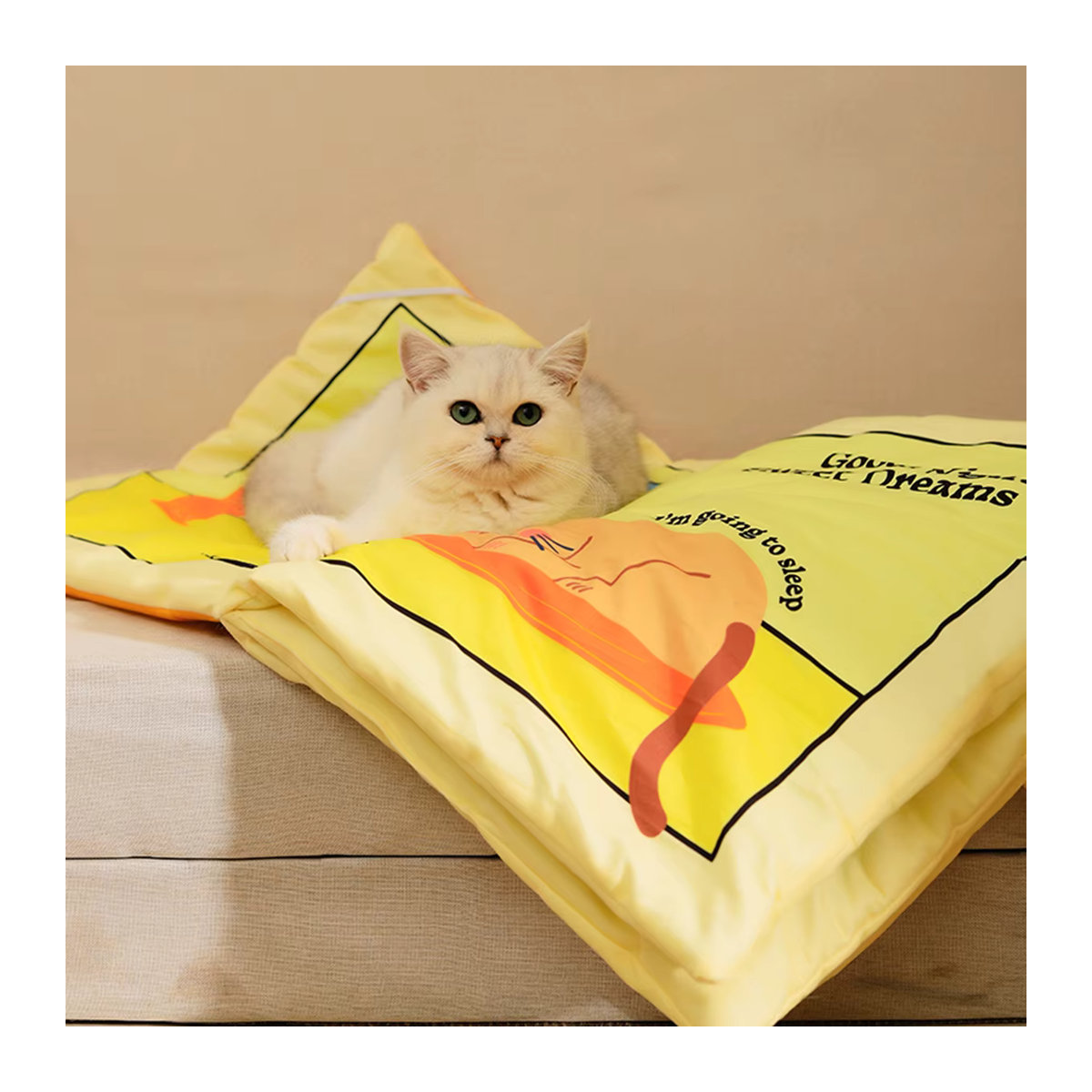 Booteely Haustiermatte im Buchstil, mehrfarbig, weich und faltbar für Katzen und Hunde - Bild 2