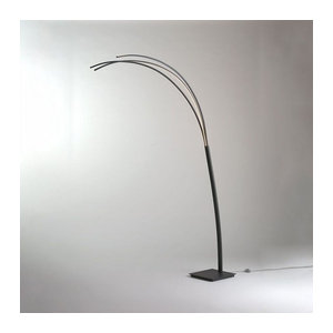 Bopp Leuchten Bow LED-Bogenlampe in Anthrazit mit warmweißem Licht (2700K)