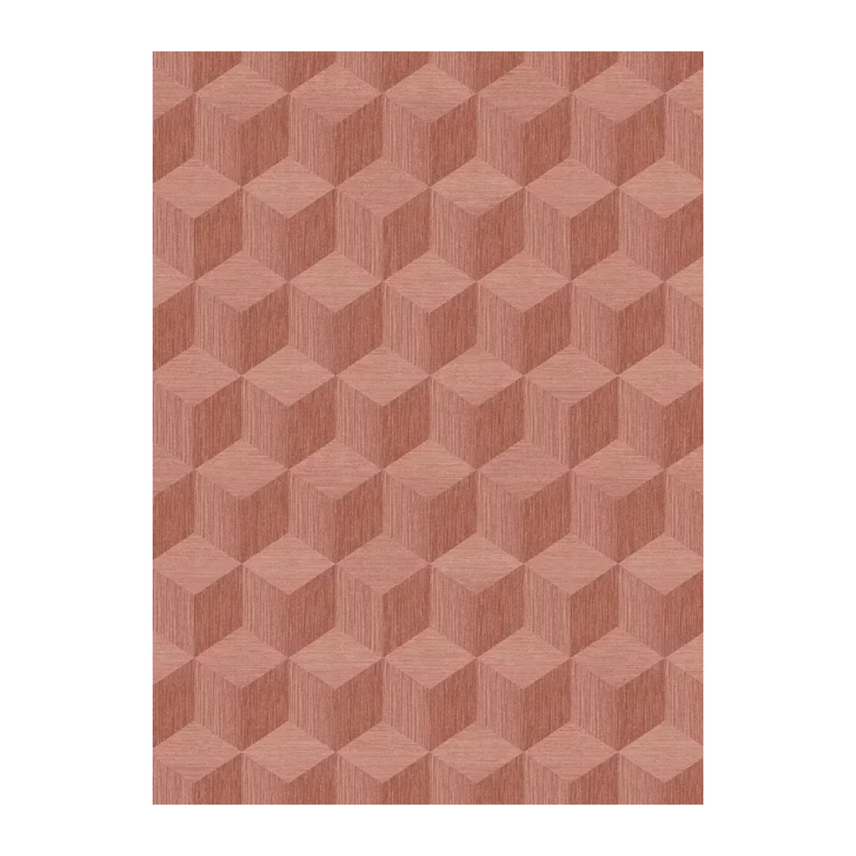 Boråstapeter Wallpaper Cube Geometrische Tapete aus Papier in Braun - Bild 1