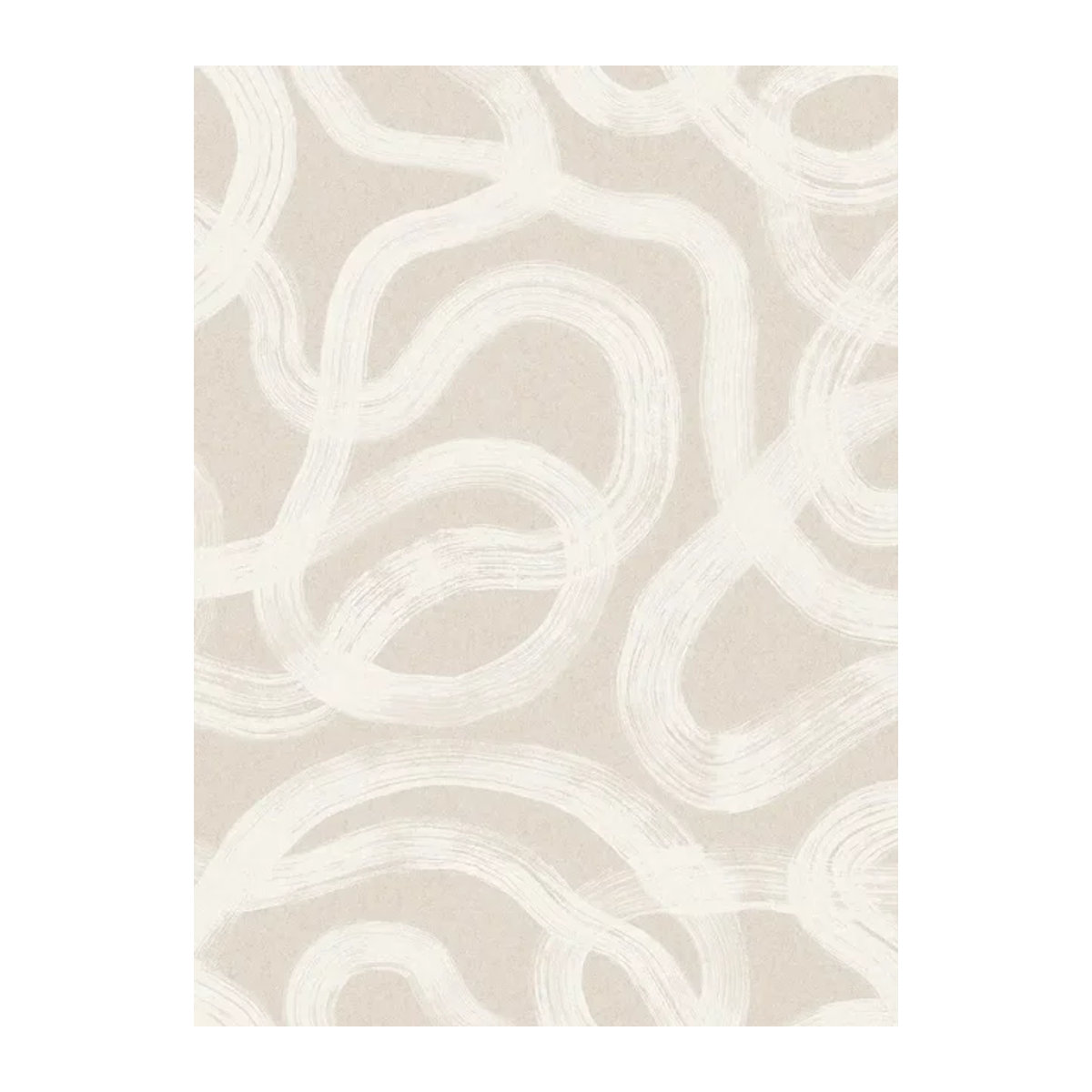 Boråstapeter Wallpaper Curve Geometrisch in Beige aus Papier - Bild 1