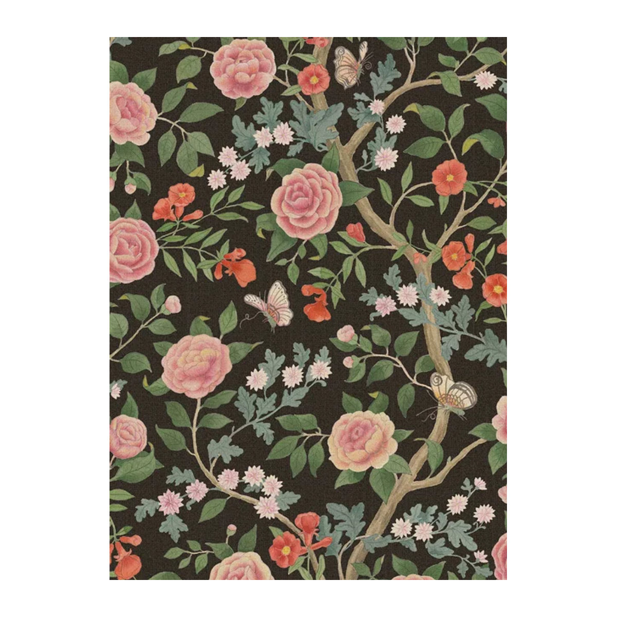 BoråsTapeter Wallpaper Kamelia 5730 Blumenmuster Bunt aus Papier - Bild 1