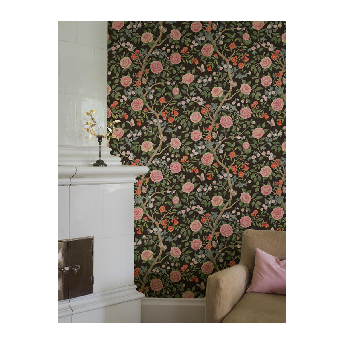 BoråsTapeter Wallpaper Kamelia 5730 Blumenmuster Bunt aus Papier - Bild 2
