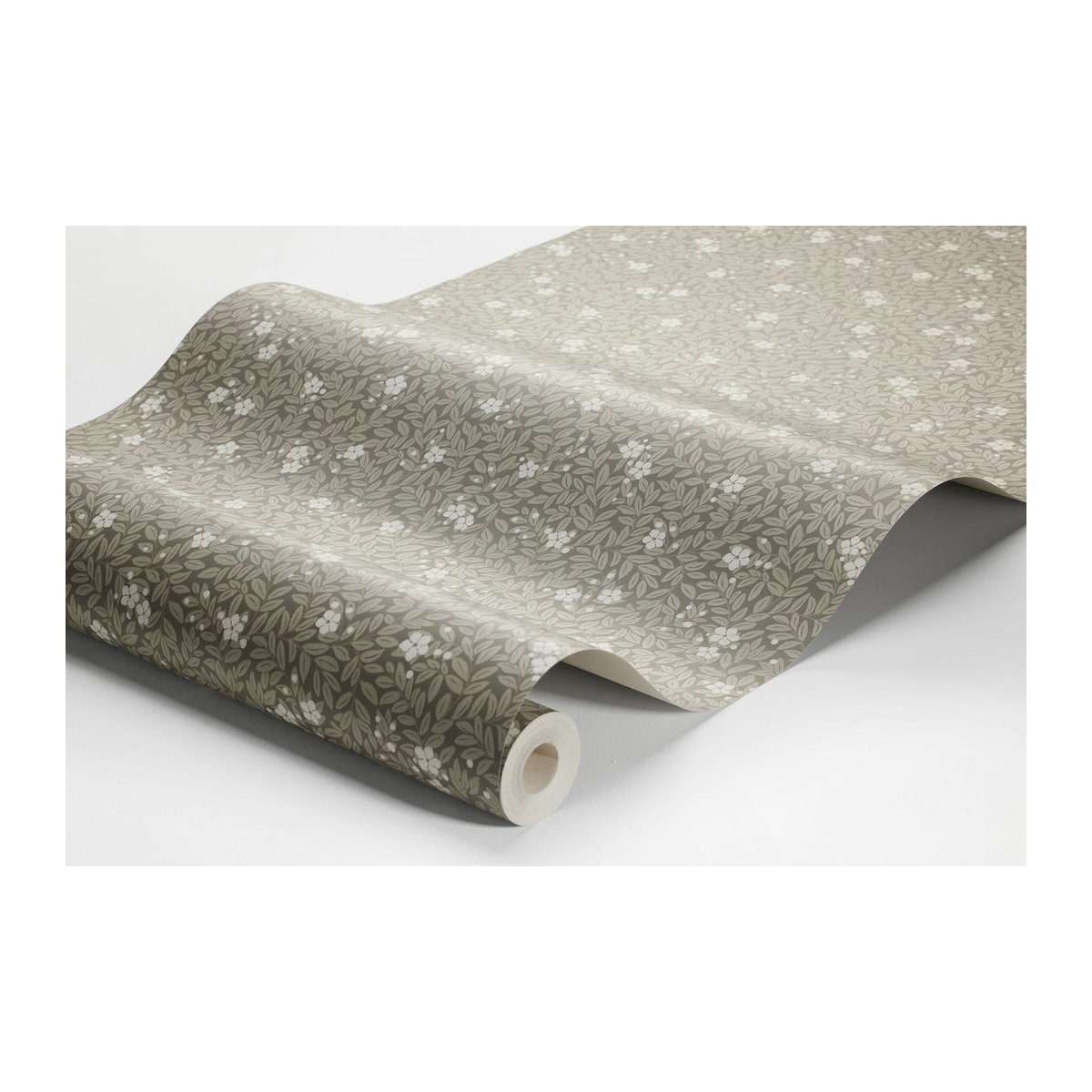 BoråsTapeter Wallpaper Myrten 5715 Tapete mit Blumenmuster in Weiß und Beige aus Papier - Bild 3
