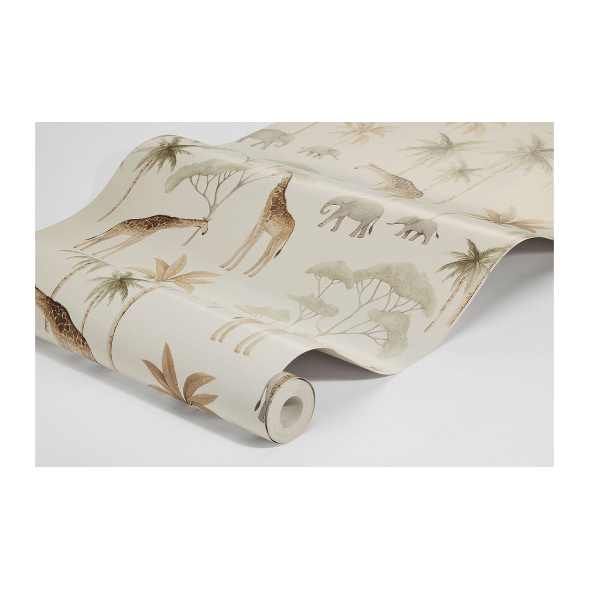 BoråsTapeter Wallpaper Savannah 6939 Tapete mit Tiermuster in Beige aus Papier - Bild 2