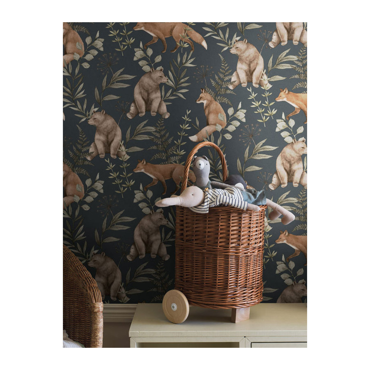 BoråsTapeter Wallpaper Wild Forest 6920 mit buntem Tierprint - Bild 2