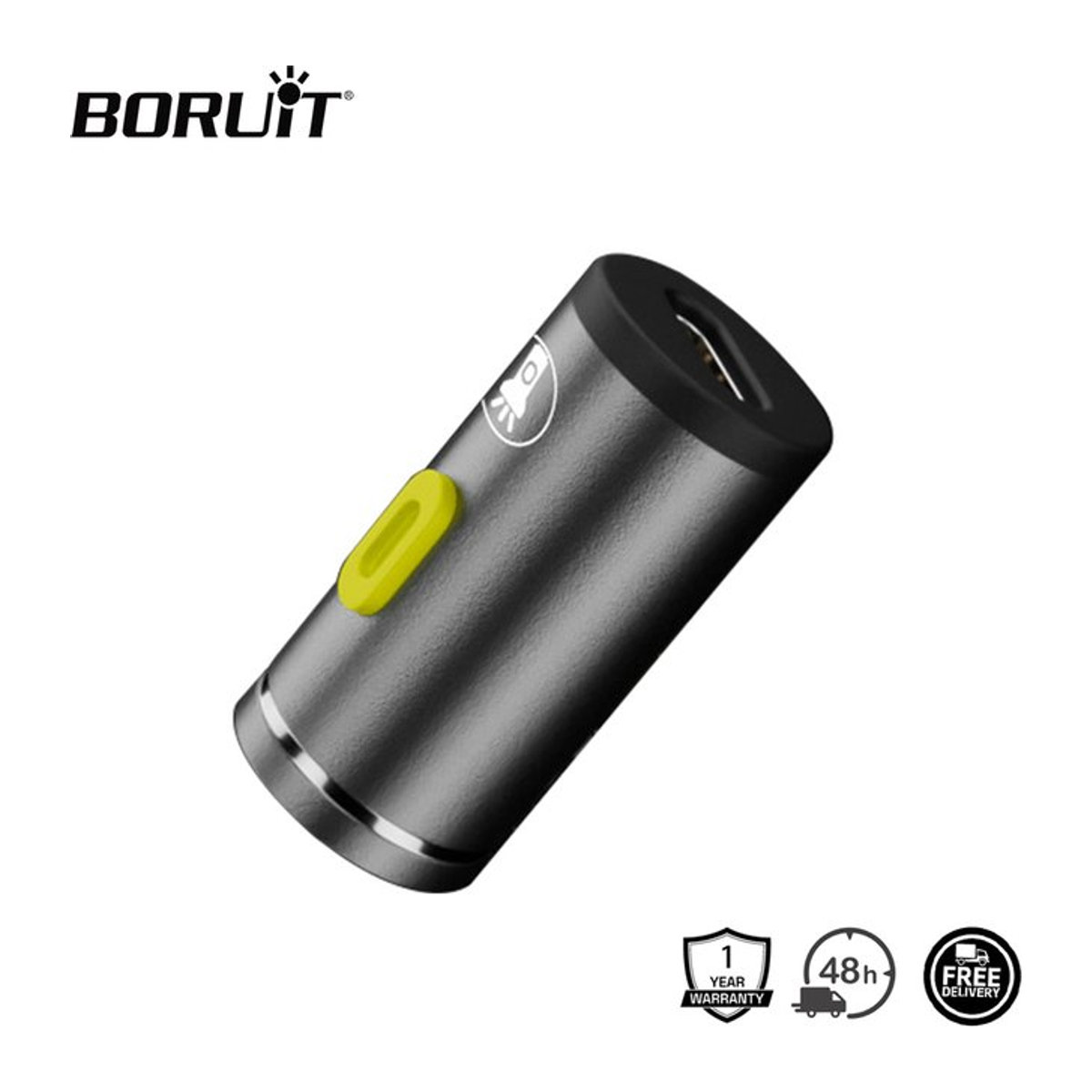 BORUiT Super Mini LED-Taschenlampe mit 230 lm und Single Gear in minimalistischem Design - Bild 1