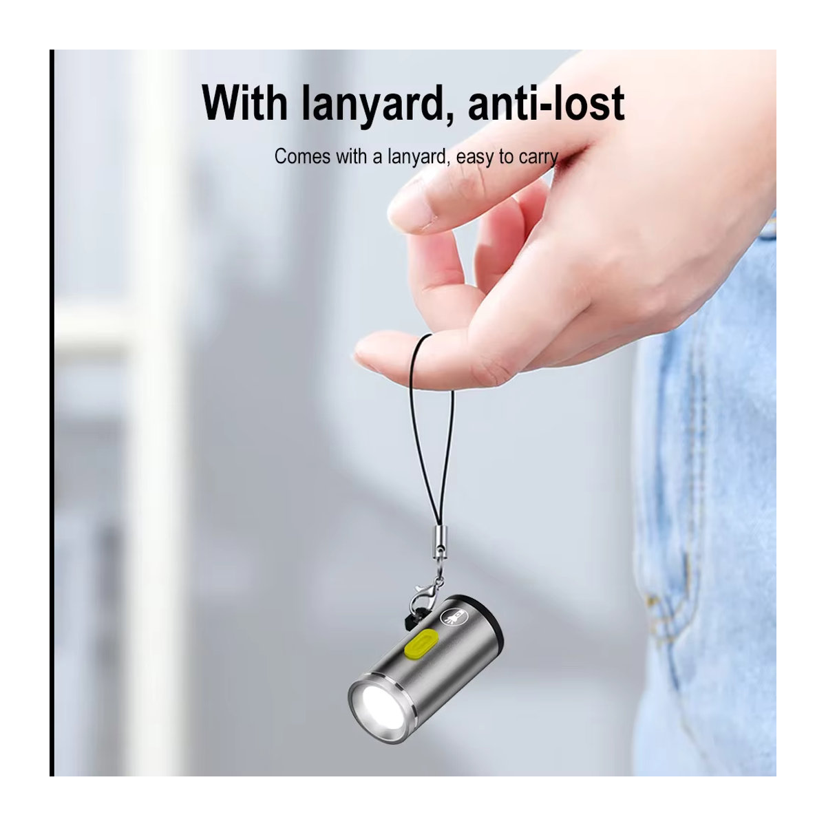 BORUiT Super Mini LED-Taschenlampe mit 230 lm und Single Gear in minimalistischem Design - Bild 5