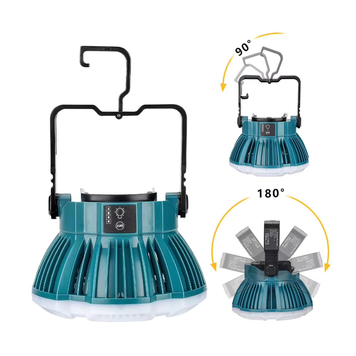 Bosch 24 W LED-Arbeitsleuchte für 18 V Akkus mit 2400 lm Lichtleistung, tragbare Außenleuchte und Arbeitslampe - Bild 3