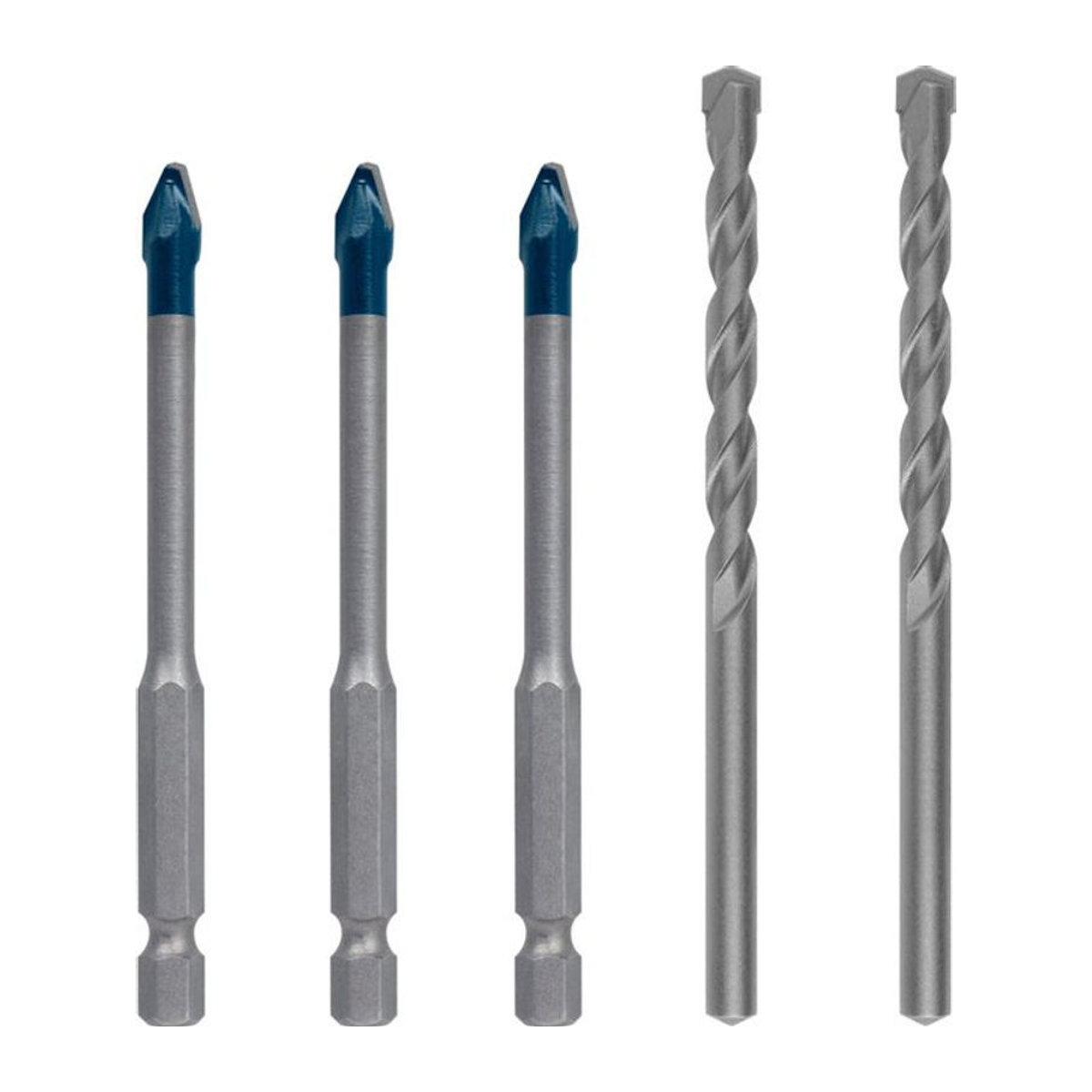 Bosch Expert HEX-9 HardCeramic Fliesenbohrer-Set 5-teilig mit 6 mm Sechskantschaft - Bild 1