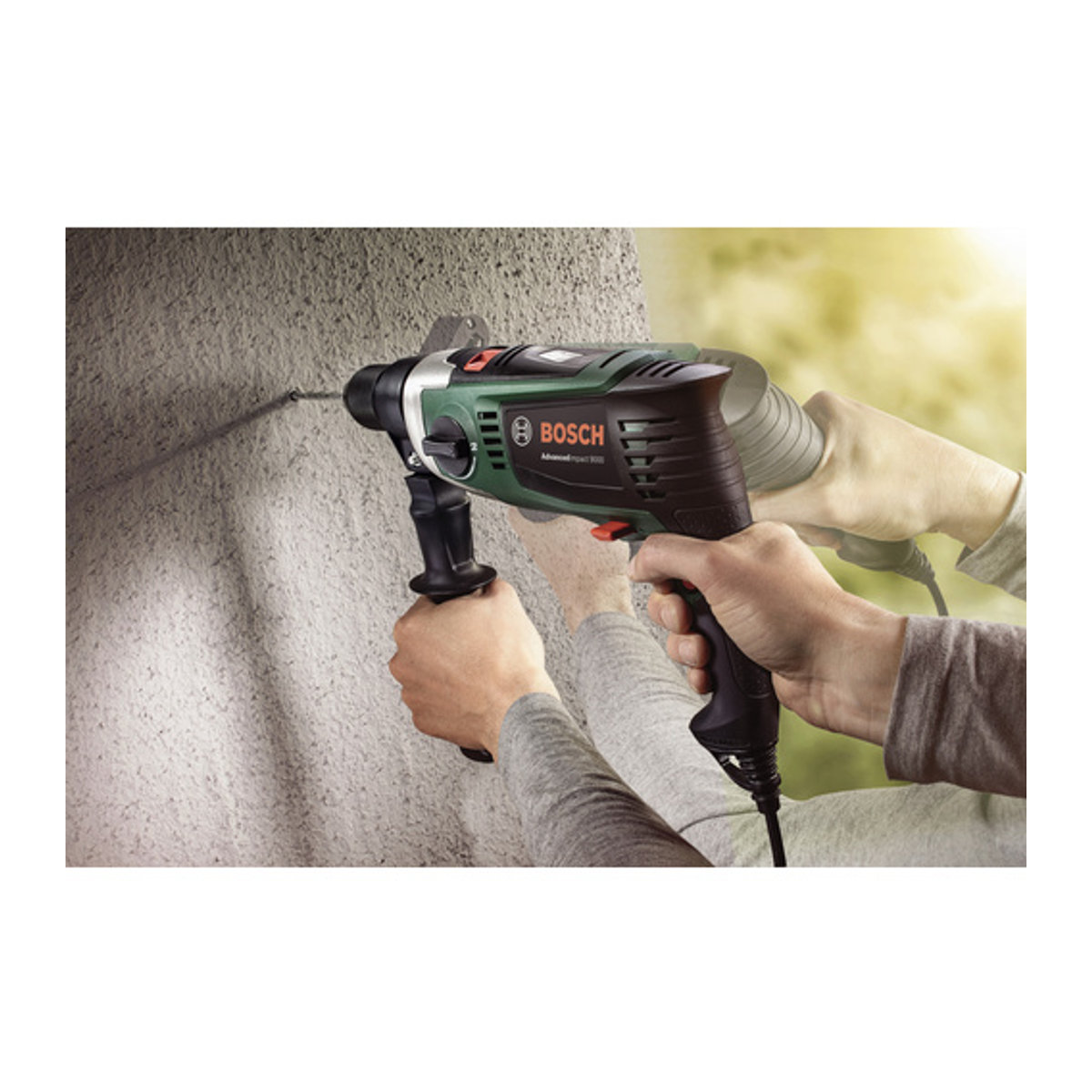 Bosch Home and Garden AdvancedImpact 900 Schlagbohrmaschine mit 900W Leistung in Grün - Bild 3