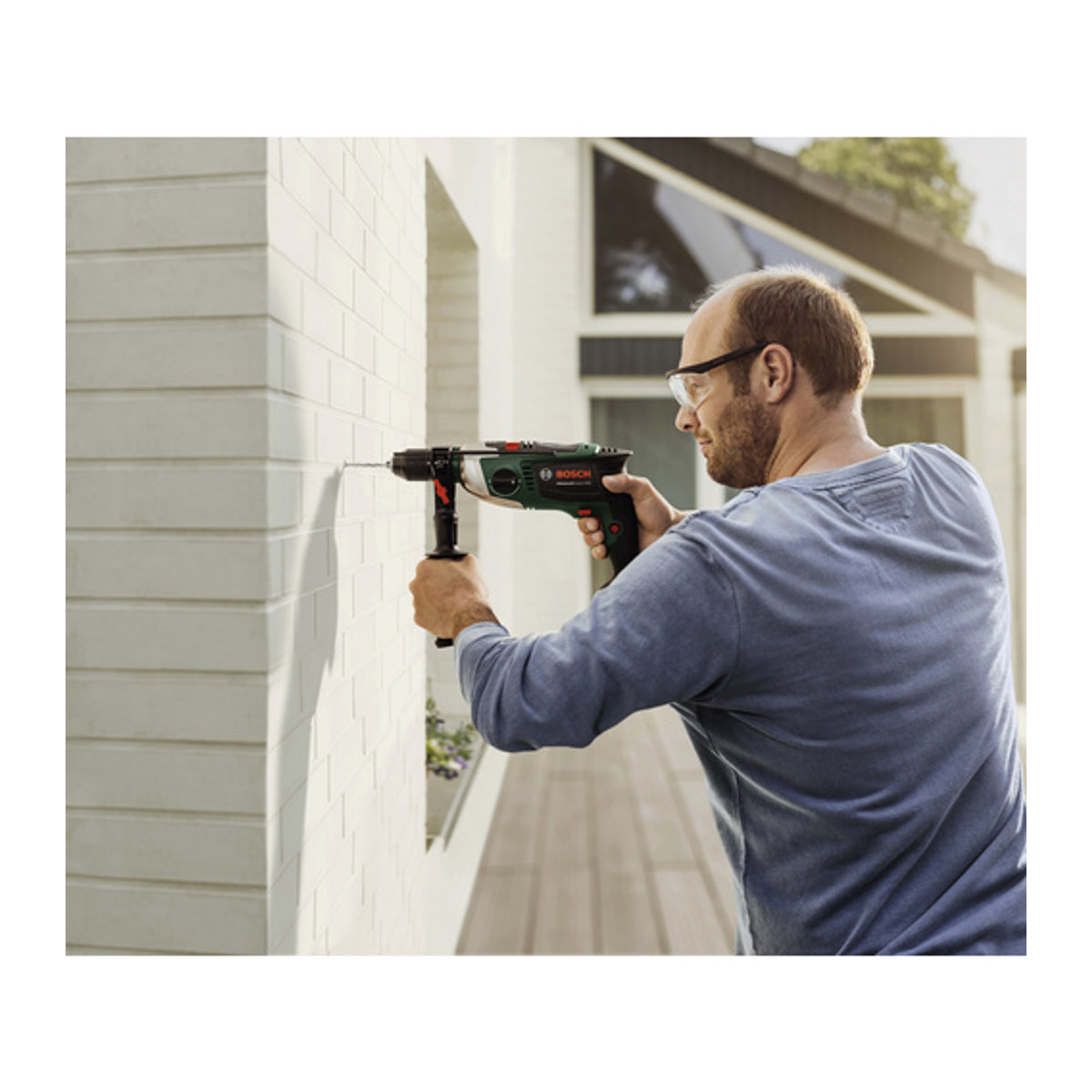 Bosch Home and Garden AdvancedImpact 900 Schlagbohrmaschine mit 900W Leistung in Grün - Bild 4