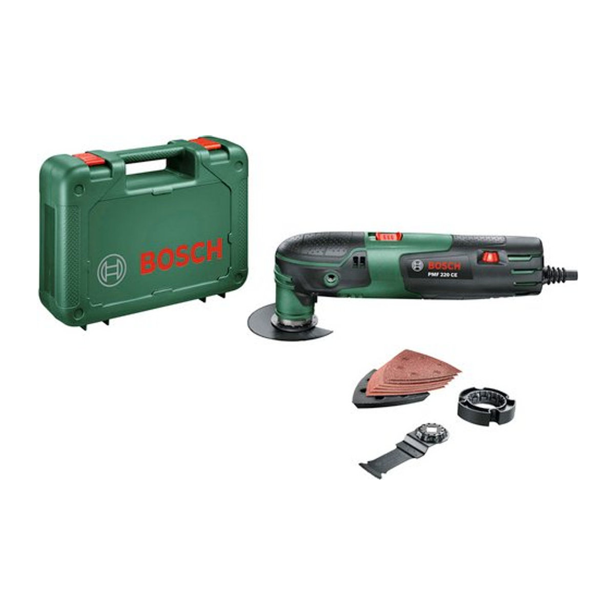 Bosch Home and Garden PMF 220 CE Multifunktionswerkzeug mit 220 W und Zubehör im Koffer - Bild 1