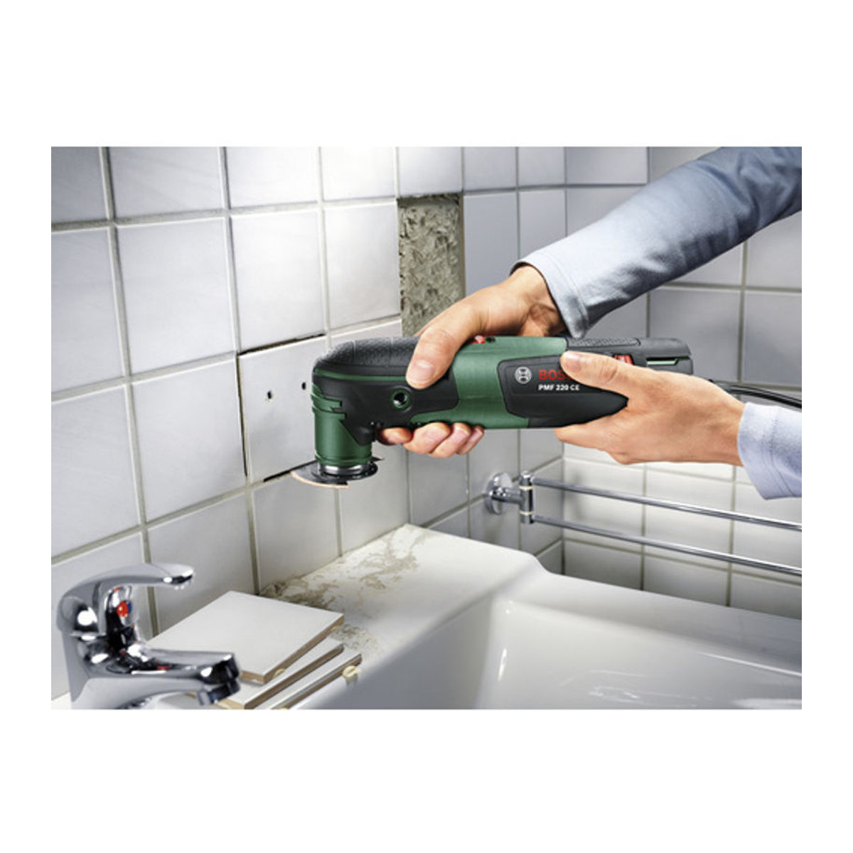Bosch Home and Garden PMF 220 CE Multifunktionswerkzeug mit 220 W und Zubehör im Koffer - Bild 3