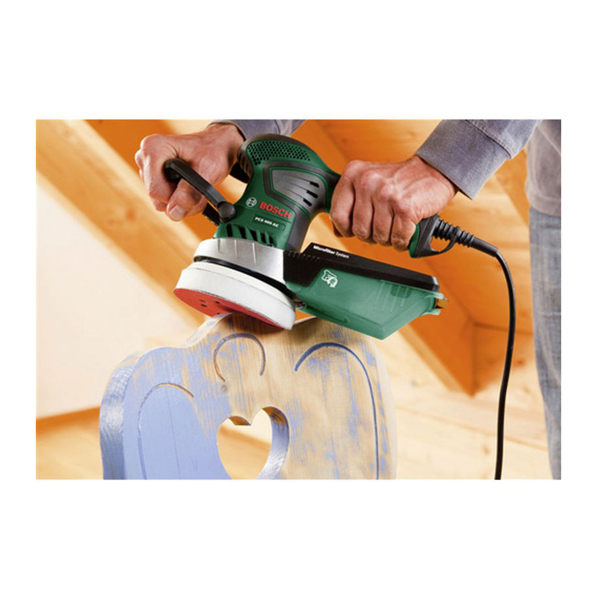 Bosch Home & Garden Exzenterschleifer PEX 400 AE mit 350 W und Ø 125 mm inklusive Koffer - Bild 1