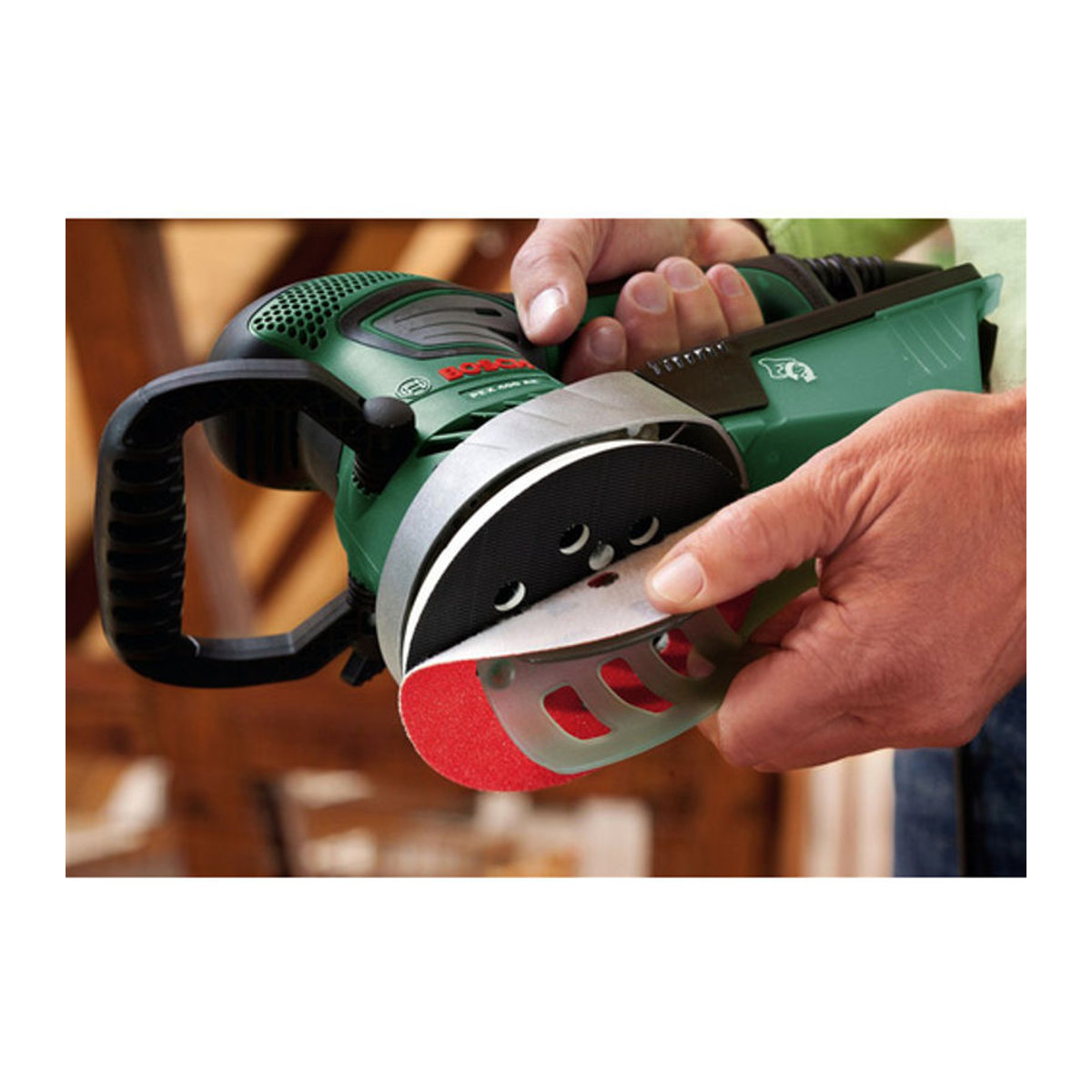 Bosch Home & Garden Exzenterschleifer PEX 400 AE mit 350 W und Ø 125 mm inklusive Koffer - Bild 2