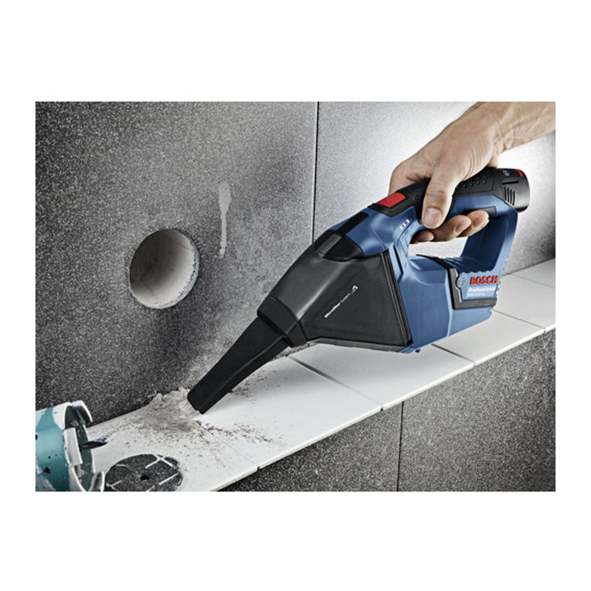 Bosch Professional Akku-Handstaubsauger GAS 12V in Blau ohne Akku und Ladegerät - Bild 5