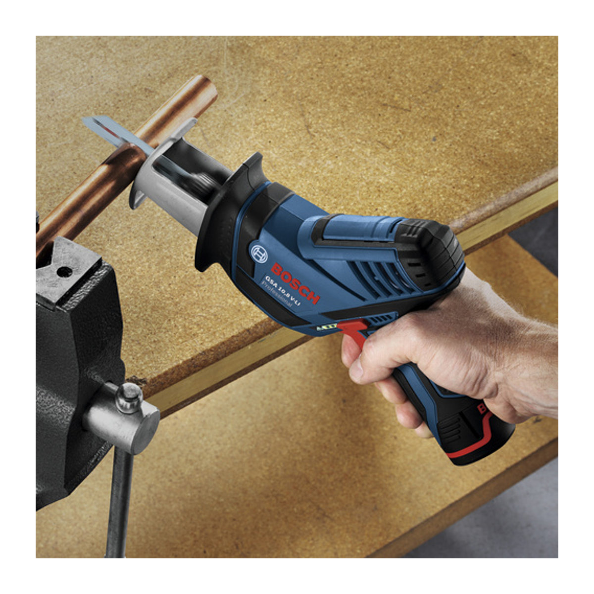 Bosch Professional Akku-Säbelsäge GSA 12V-14 in Blau ohne Akku und Ladegerät - Bild 3