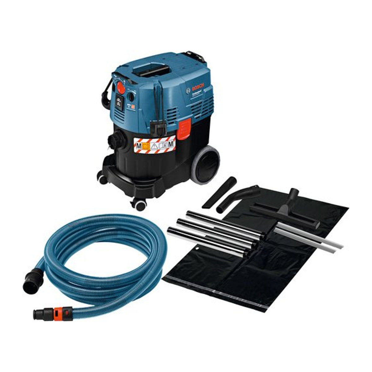 Bosch Professional Nass-Trockensauger GAS 35 M AFC mit automatischer Filterreinigung, 1380 W, 35 l, Blau - Bild 1