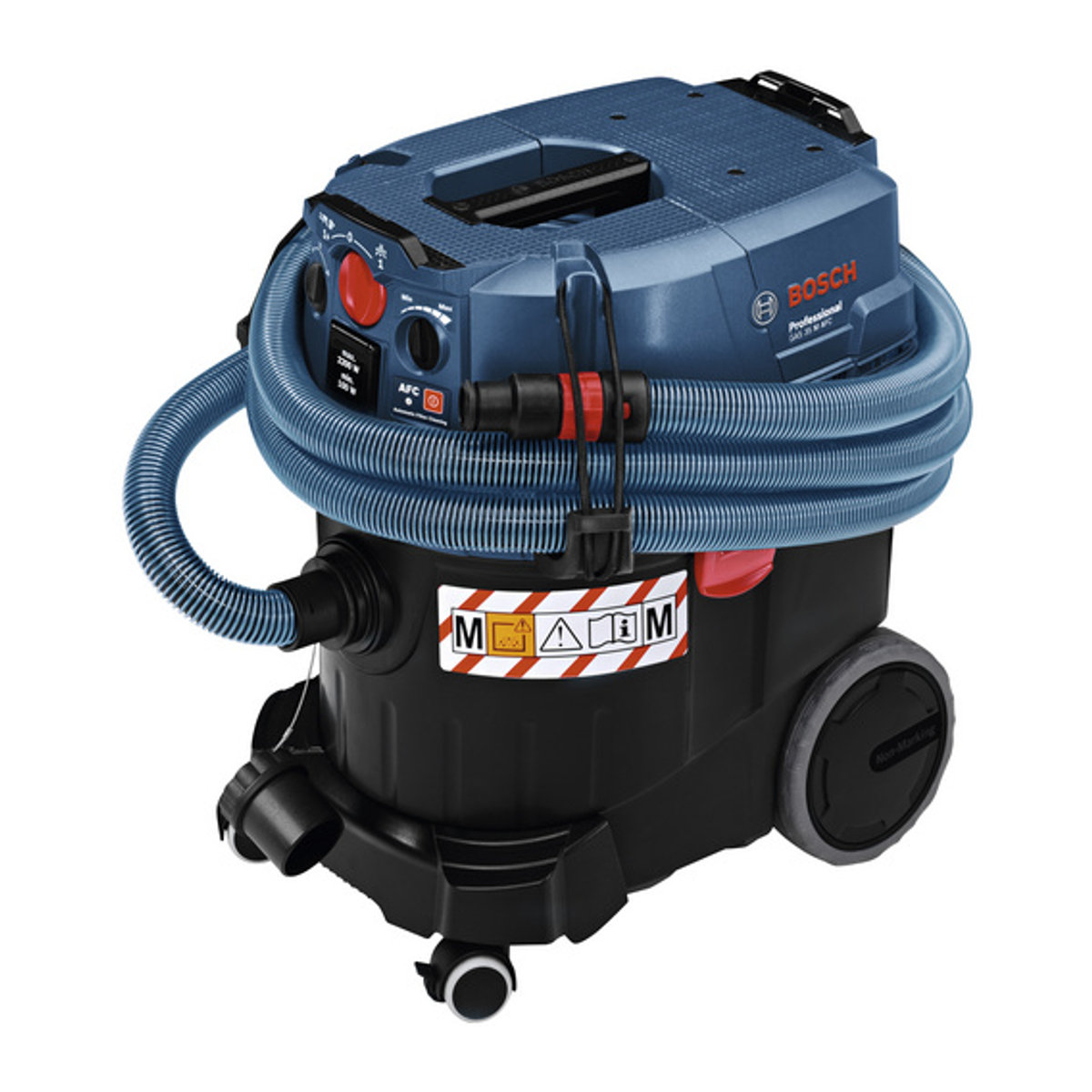 Bosch Professional Nass-Trockensauger GAS 35 M AFC mit automatischer Filterreinigung, 1380 W, 35 l, Blau - Bild 2