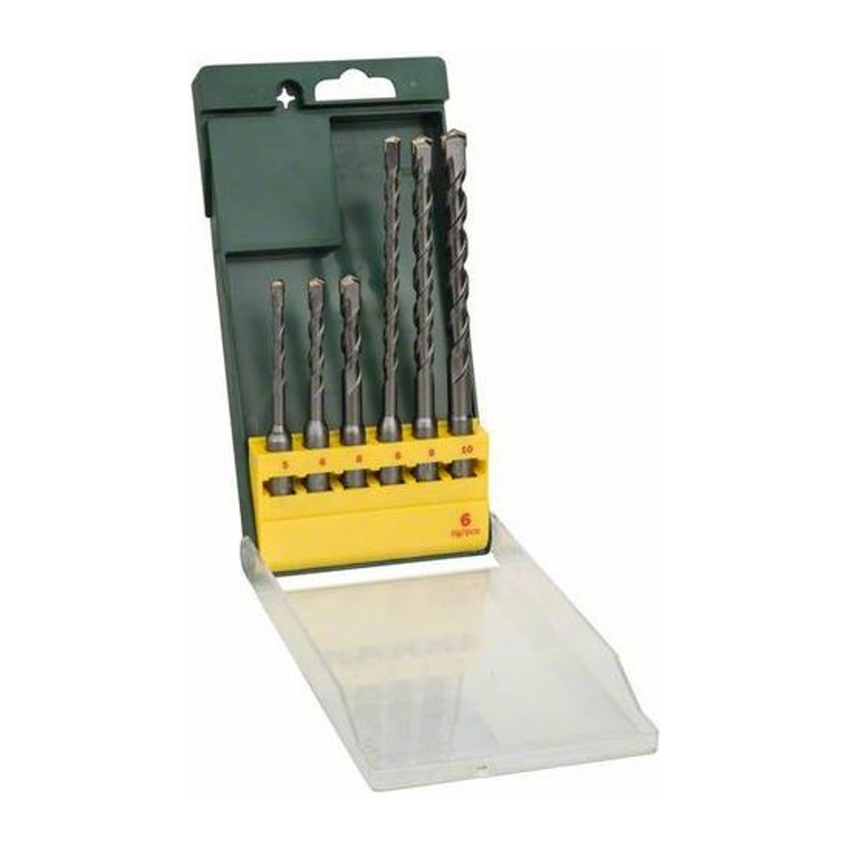 Bosch Promoline Hartmetall Hammerbohrer-Set 6-teilig mit SDS-Plus Aufnahme - Bild 1
