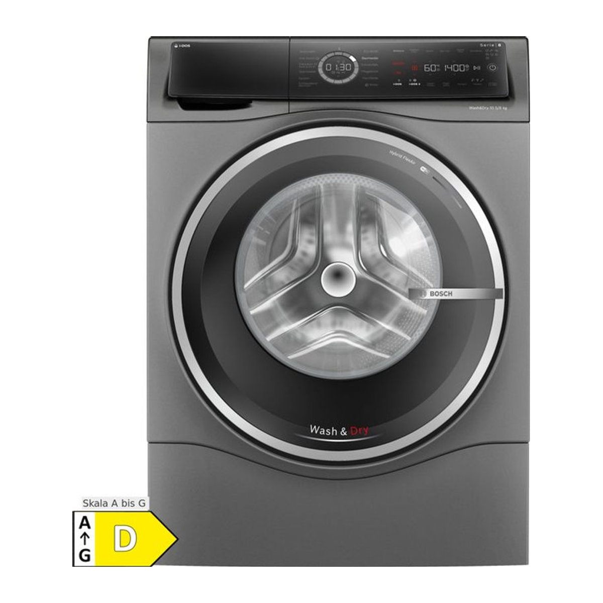 Bosch Waschtrockner Serie 8 WNC254AS0 grau - Bild 2